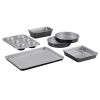 6pc Bakeware Set - grey